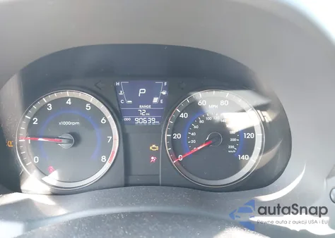 2014 Hyundai Accent Gls z USA, uszkodzony, nr VIN KMHCU4AE7EU766404